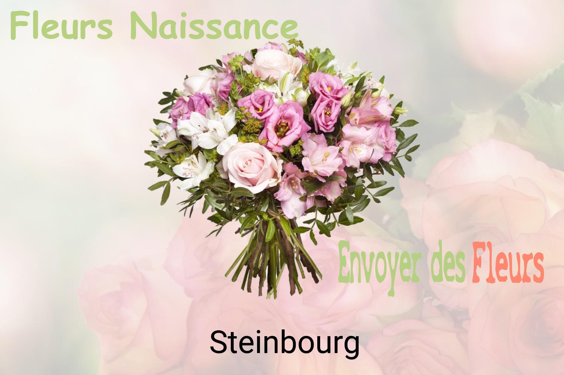 Bouquet de fleurs de naissance livré à Steinbourg
